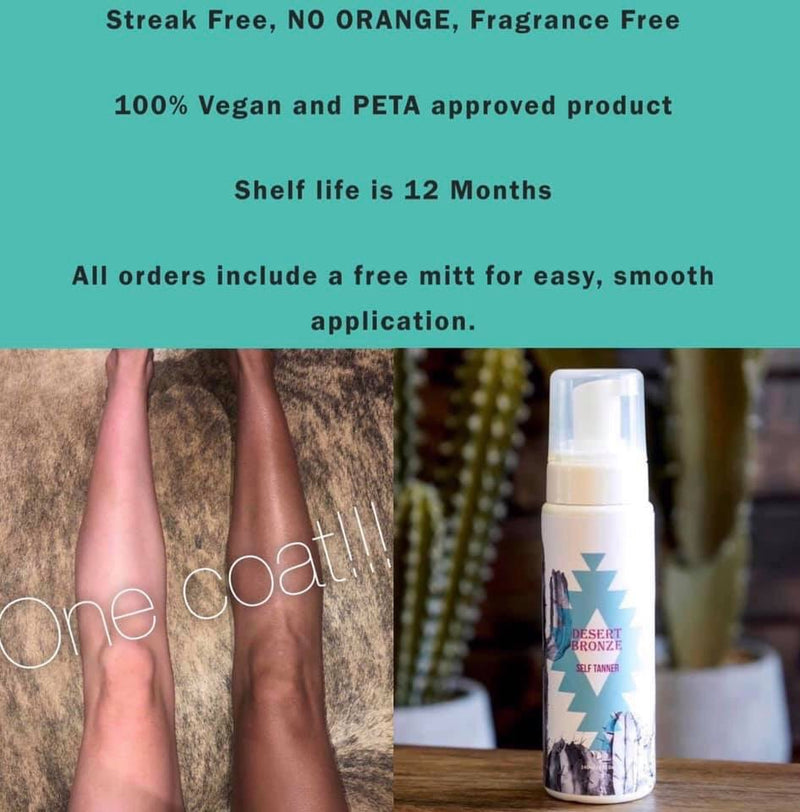 DESERT BRONZE Self-Tanner and Mitt - Chop'D Ratz Garage