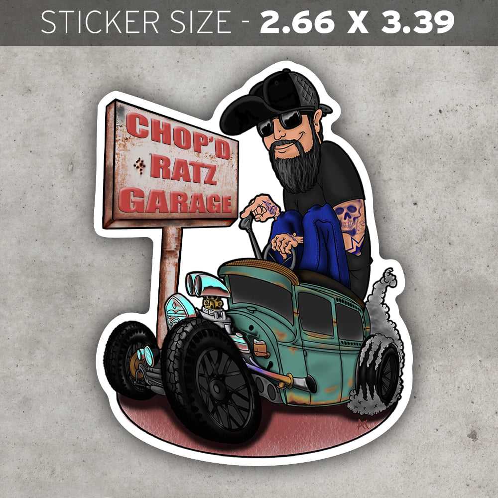 Cooley Racing Sticker The Cooley Sticker – Chop'D Ratz Garage