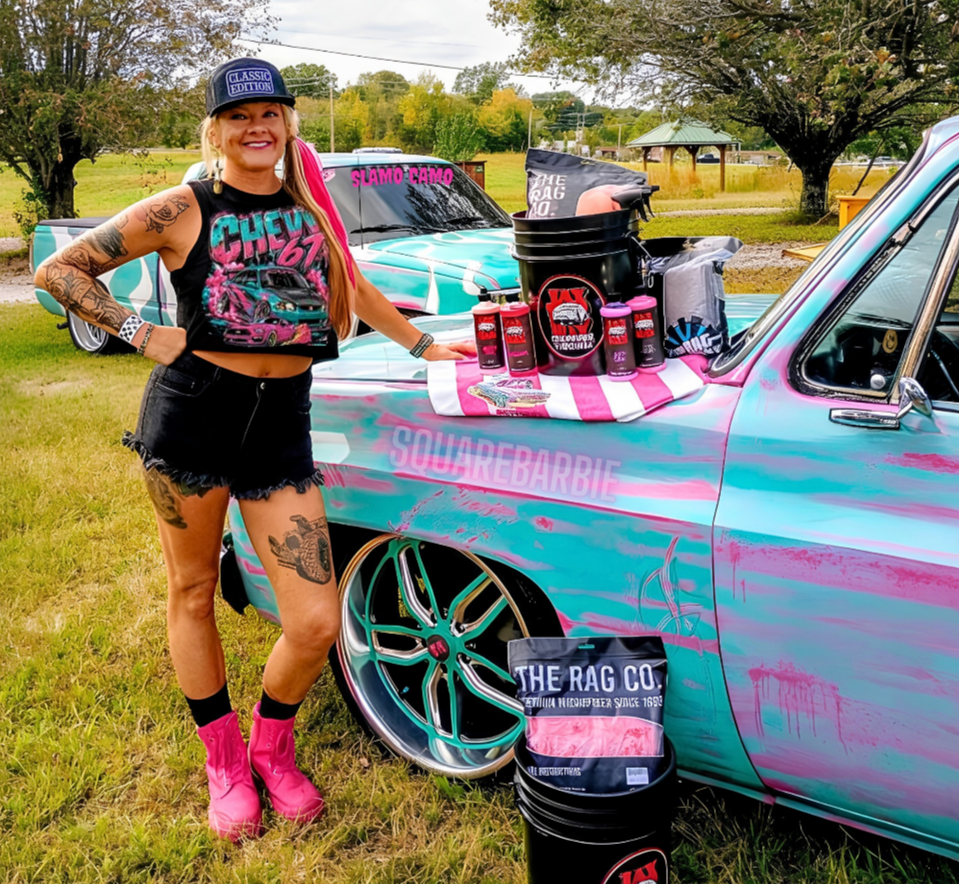 ICONIC, FUNNY PINK CAR SHIRT *NEW* - Chop'D Ratz Garage