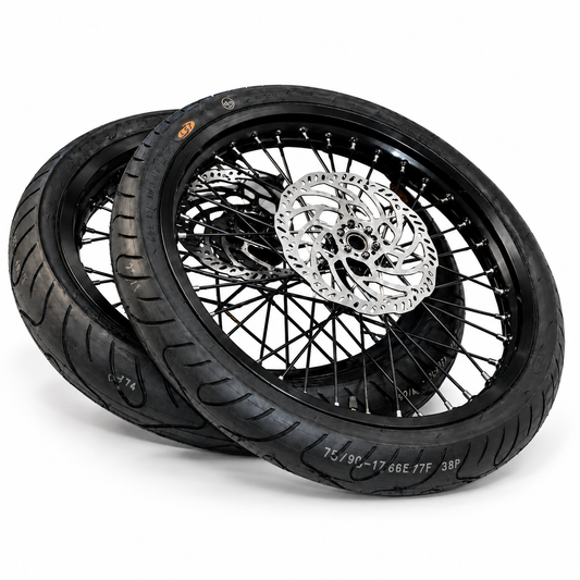 17-Inch CST Light Bee Supermoto Wheel Kit - Chop'D Ratz Garage